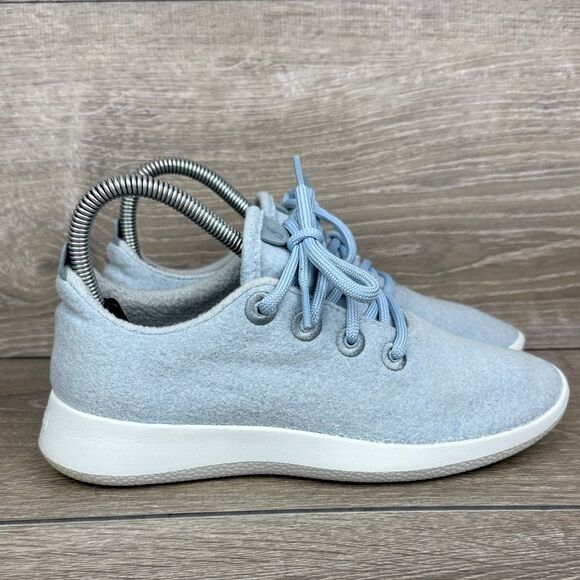 Allbirds Merino Wool Runners Womens Sz 6 Frost Baby Blue Low Top Comfort Sneaker - Picture 1 of 11